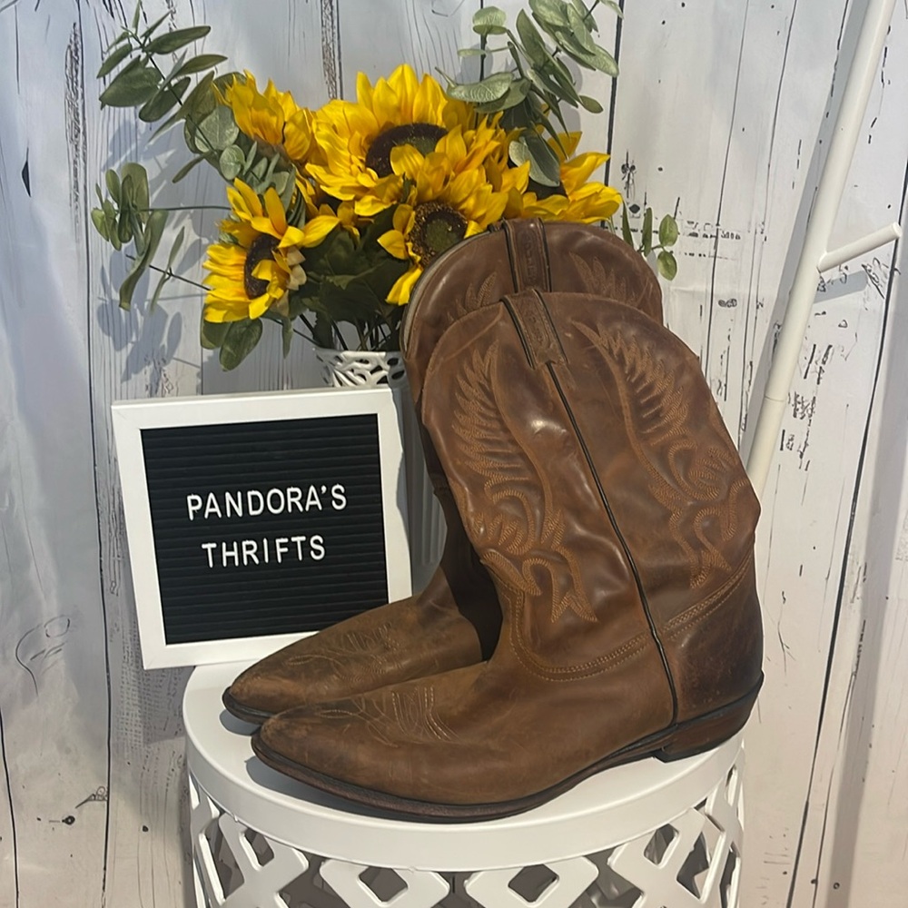 Boulet Men’s Cowboy Boots Size 13 E Preowned